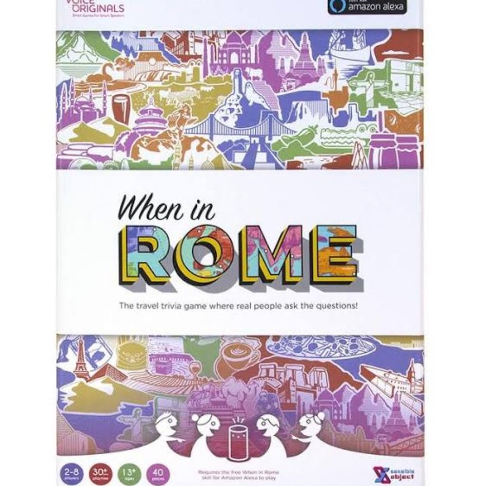 Voice Originals - When in Rome Travel Trivia Game